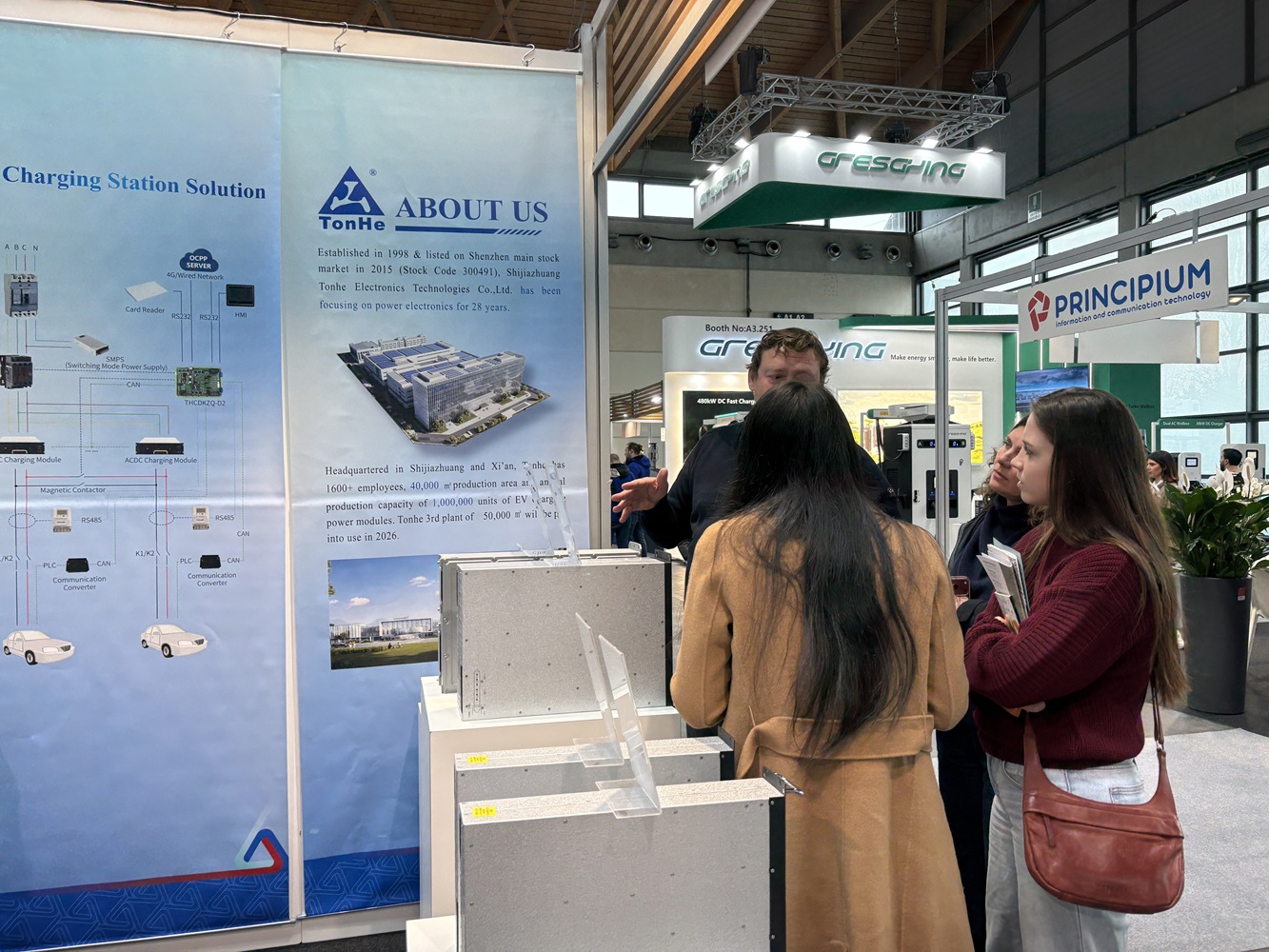 Tonhe Technology демонстрирует передовые решения для зарядки электромобилей на выставке KEY (4)